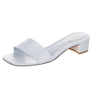 Reformation Light Blue Low Heel Sandal